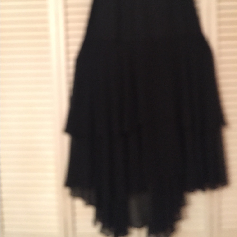 Black evening skirt